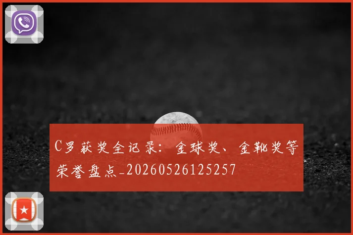 C罗获奖全记录:金球奖、金靴奖等荣誉盘点_20260526125257